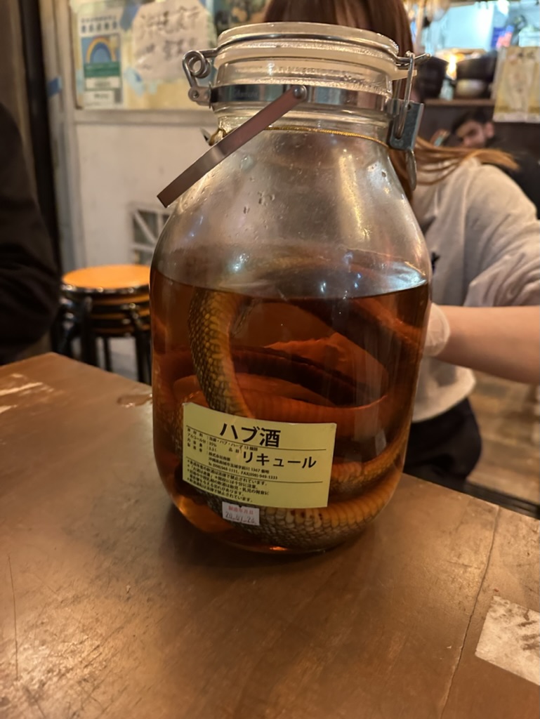 Snake wine