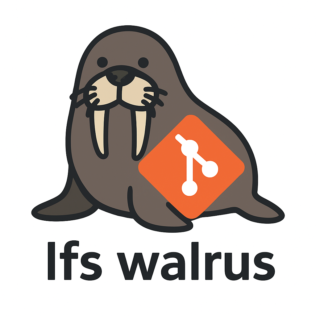 Git LFS Walrus Logo